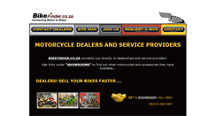 Desktop Screenshot of bikefinder.co.za